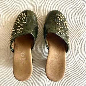 Calleen Cordero blue/green Embellished Women's Clogs